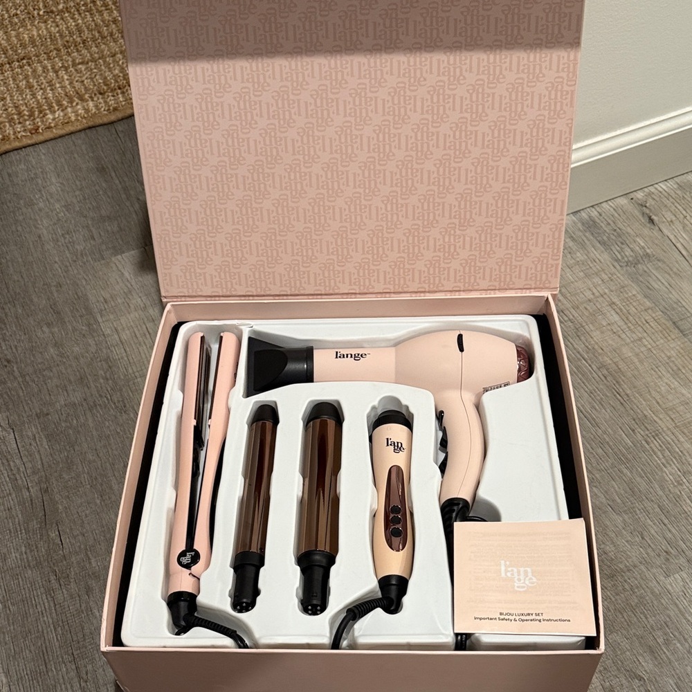 Lange Pink Hair Tool Set